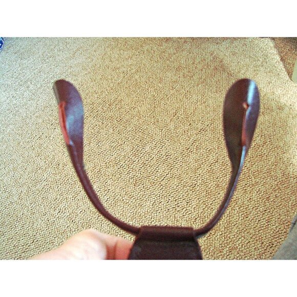 CAS Adjustable Button On Suspenders Maroon Burgundy Green Gold Camo Like Design - Picture 10 of 10